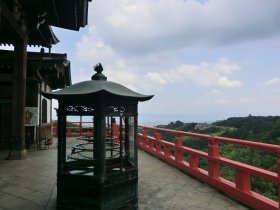 舞台より大和平野が一望