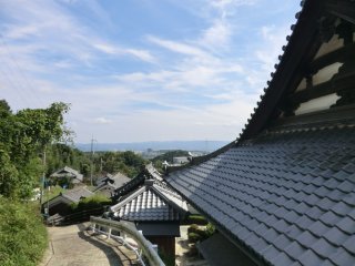 専光寺から精華町を望む