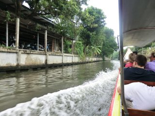 帰路は運河を通って