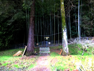 嶽山登山道入り口