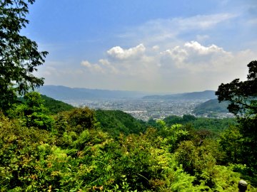 東山から山科方面