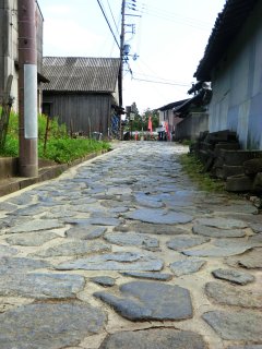 暗峠石畳
