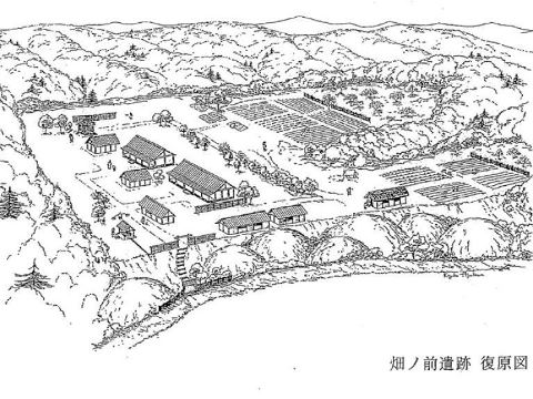 畑の前遺跡の復元図