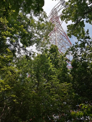 赤白鉄塔に到着