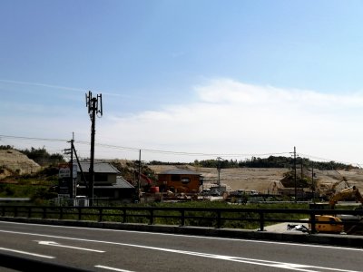学研狛田東地区の開発中