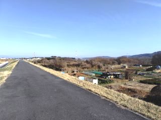 木津川堤自転車道
